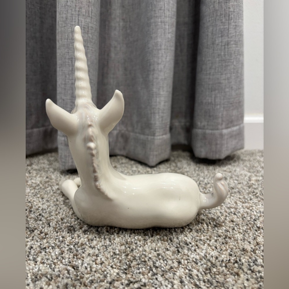 Vintage Mid-Century Modern unicorn figurine by Freeman McFarlin Pottery. - Picture 4 of 12